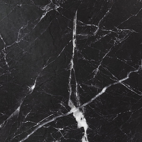 Panneau mural de douche resine effet marbre noir 250x100 cm Natte d'etancheite periferique integree