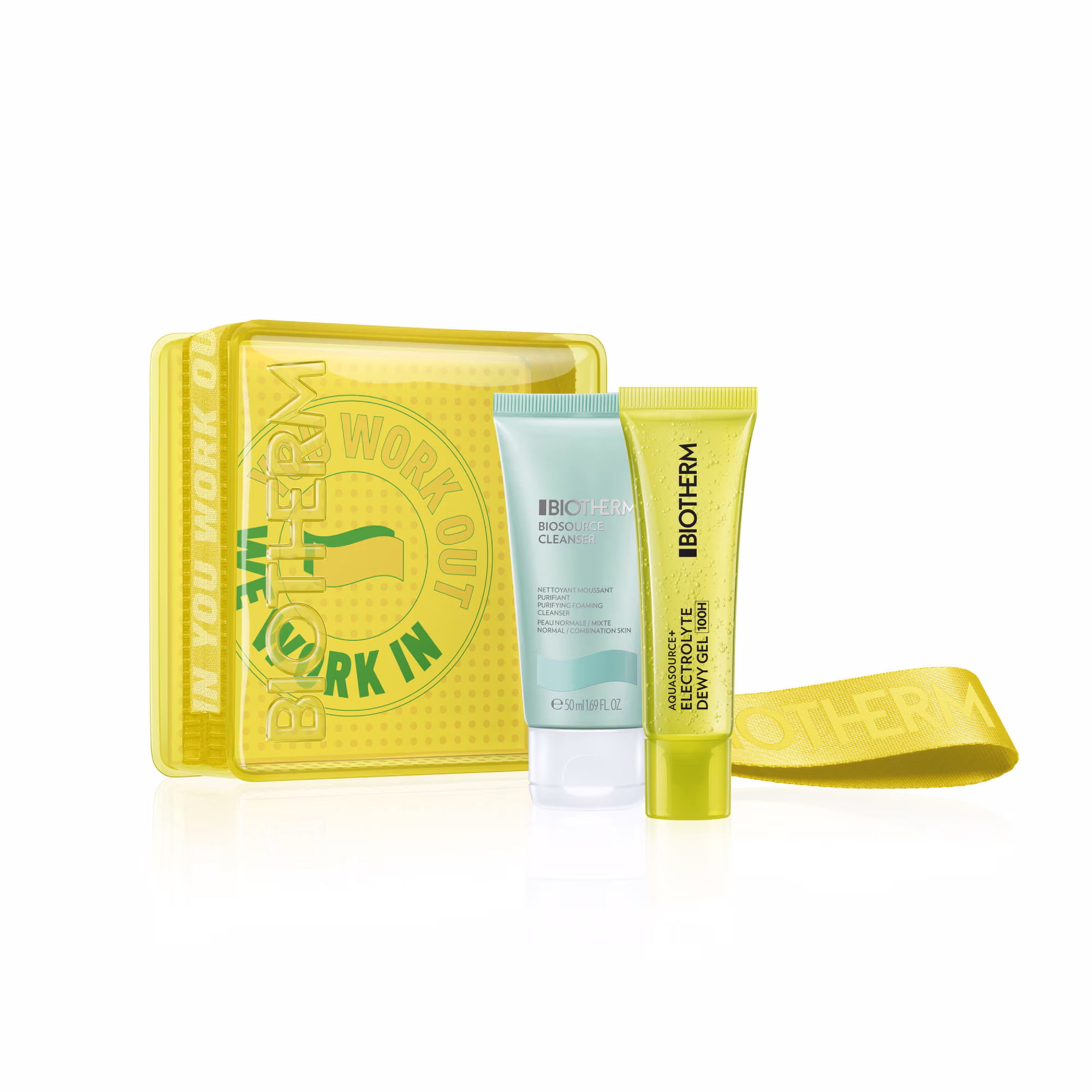 AQUASOURCECoffret - nettoyant moussant purifiant + soin hydratant à la texture gel légère