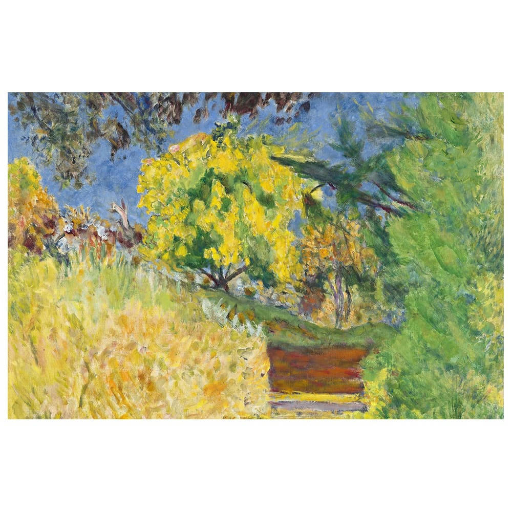 - Tableau escaliers dans le jardin de l'artiste P. Bonnard 40x60cm