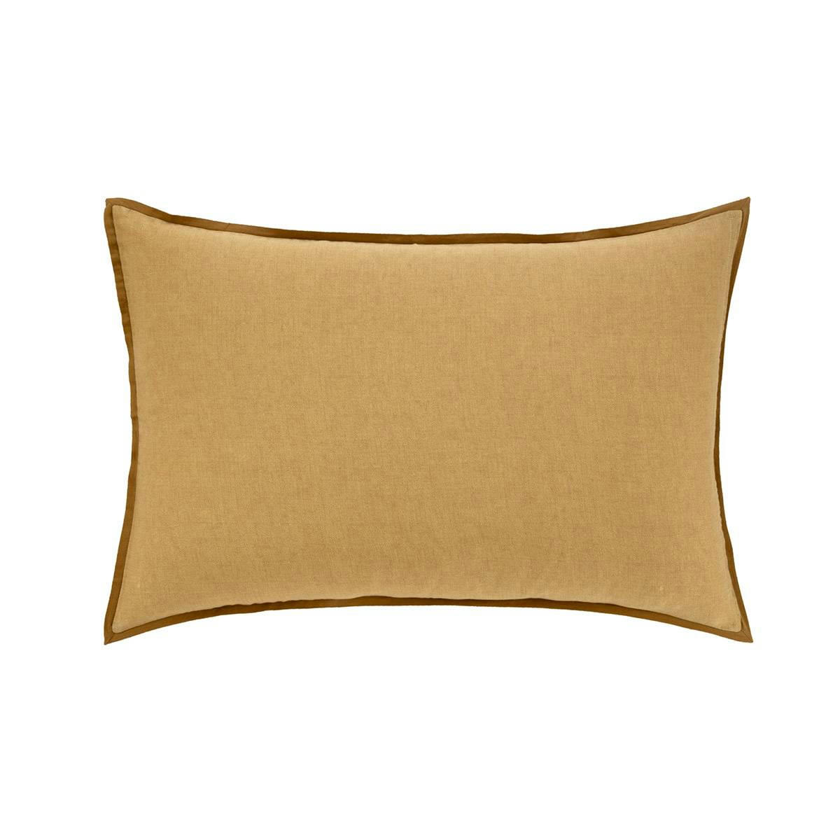 BRAGANCE - Taie d'oreiller en satin de coton lavé multicouleurs 60 x 70 cm