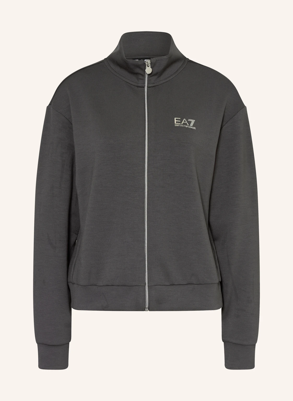 EA7 EMPORIO ARMANI Sweatjacke mit Schmucksteinen