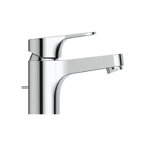 Mitigeur de lavabo OLYOS monotrou à bec fixe bonde métal C2 - PORCHER - D2490AA
