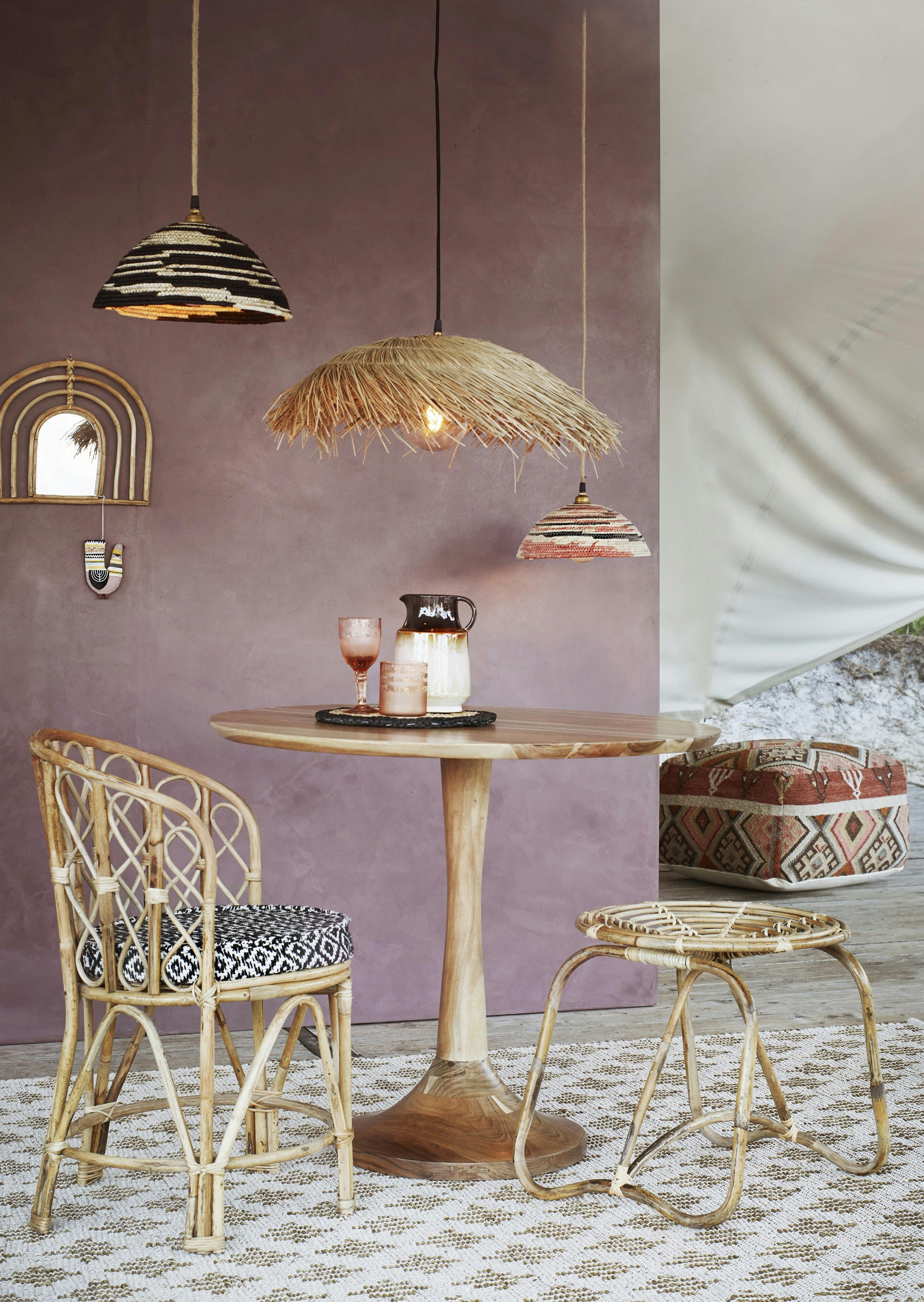 RUSH - Set de table en fibres naturelles beige