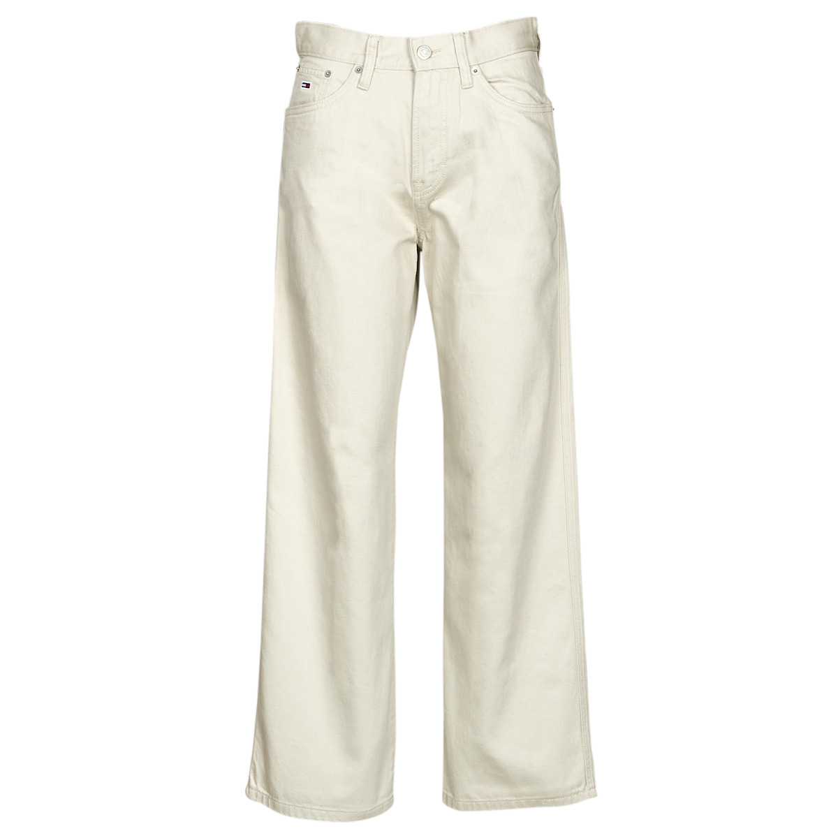 Tommy Jeans - TJW BETSY MID RISE LOOSE - Beige