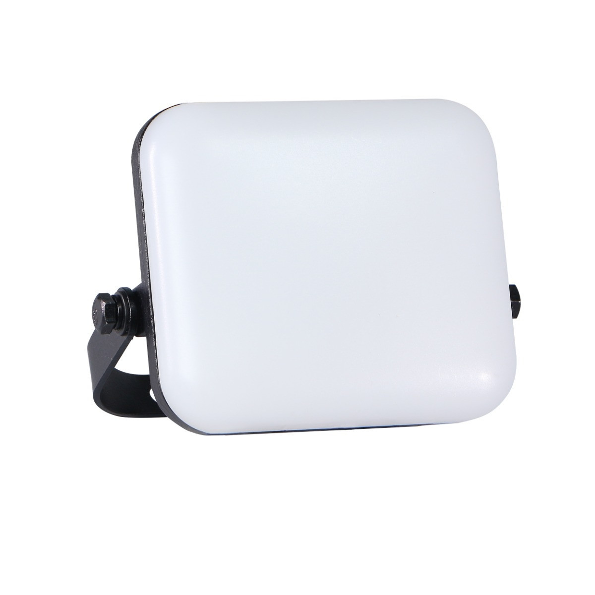 Naświetlacz halogen MILKYczarno-biały LED 10W 750lm 4000K IP65 Polux