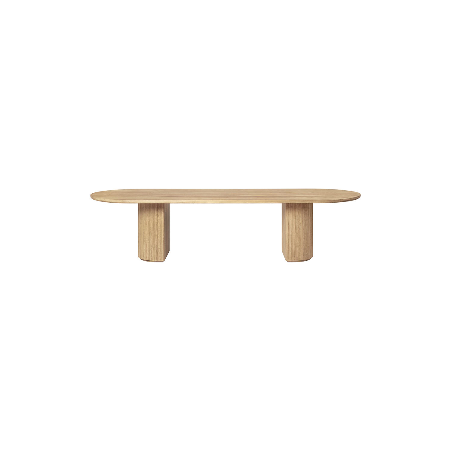 Moon Elliptical Dining Table, oiled oak