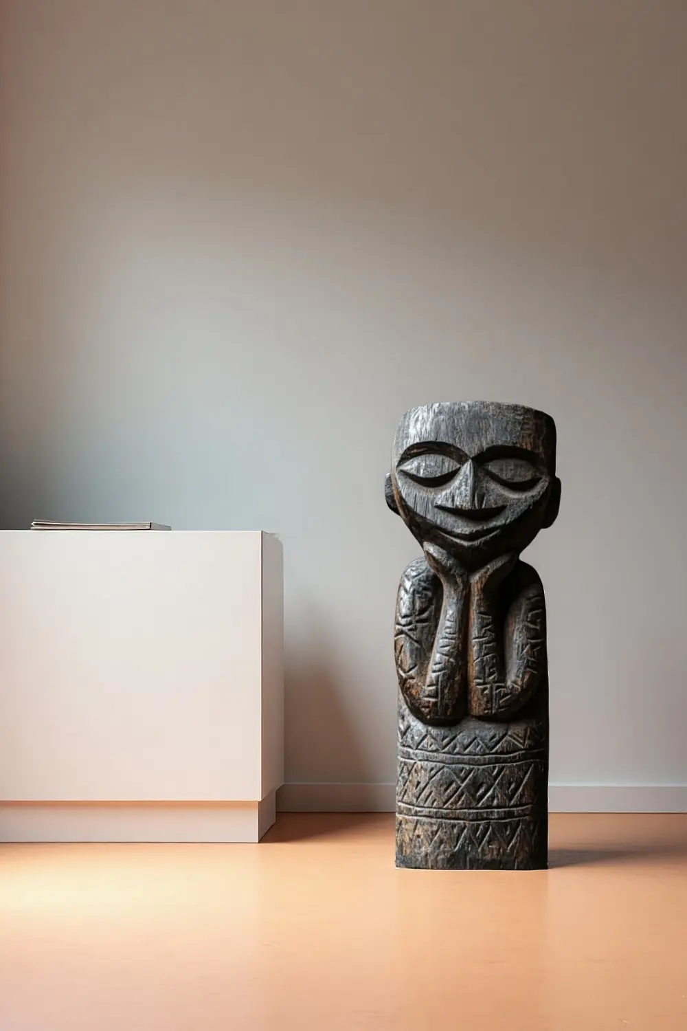 Large African Wood Sculpture #AWS016