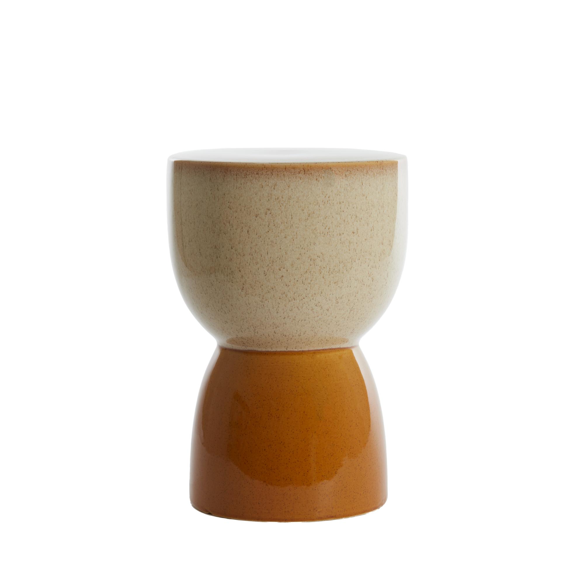Light & Living bijzettafel Finca - wit - Ø28.5cm