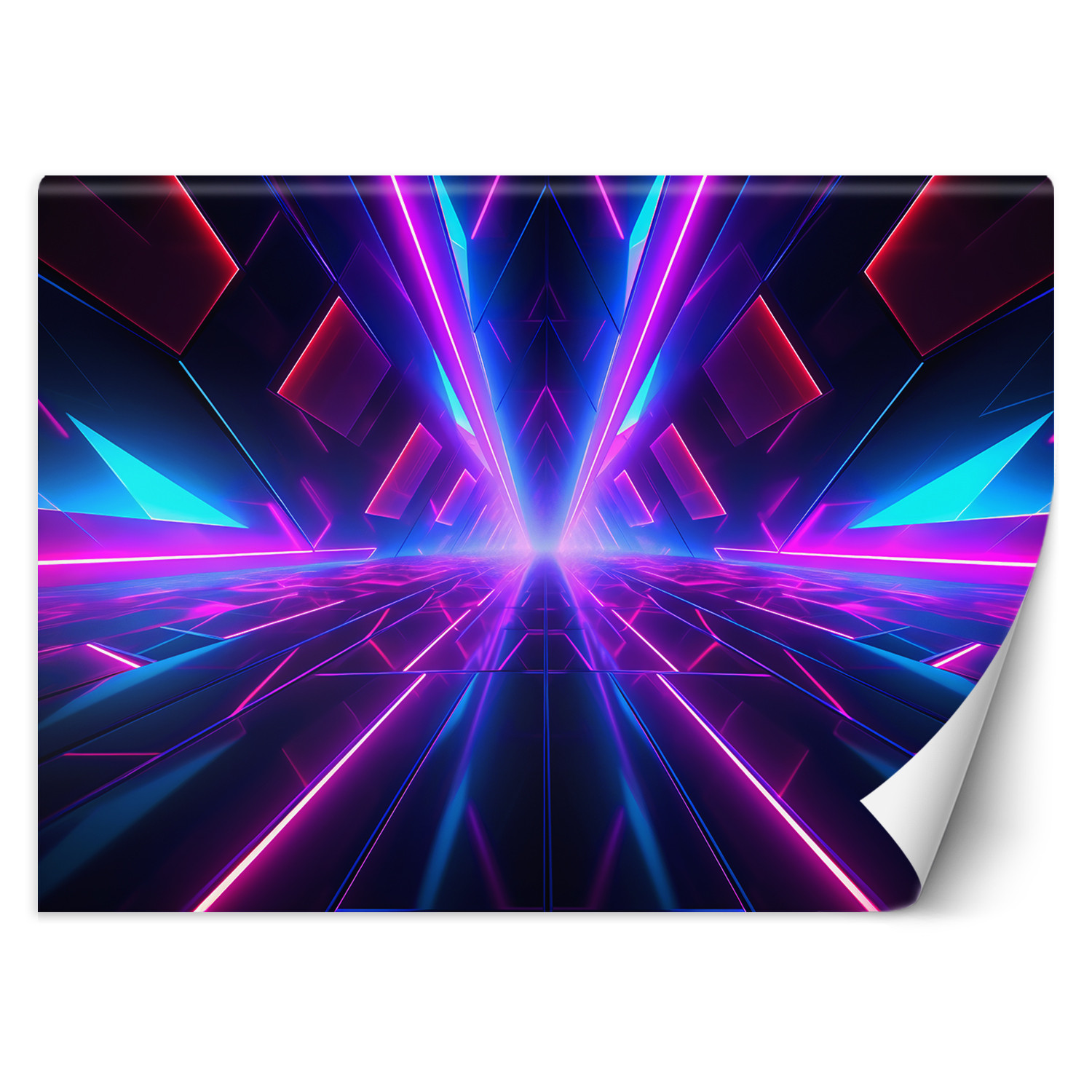 Feeby Fototapeta, Neonowy tunel 3D 150x105