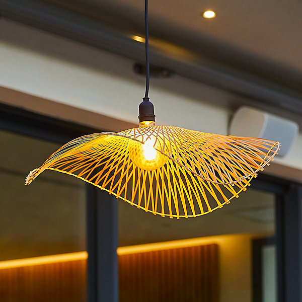 Abat jour naturel seul LAIA H50cm