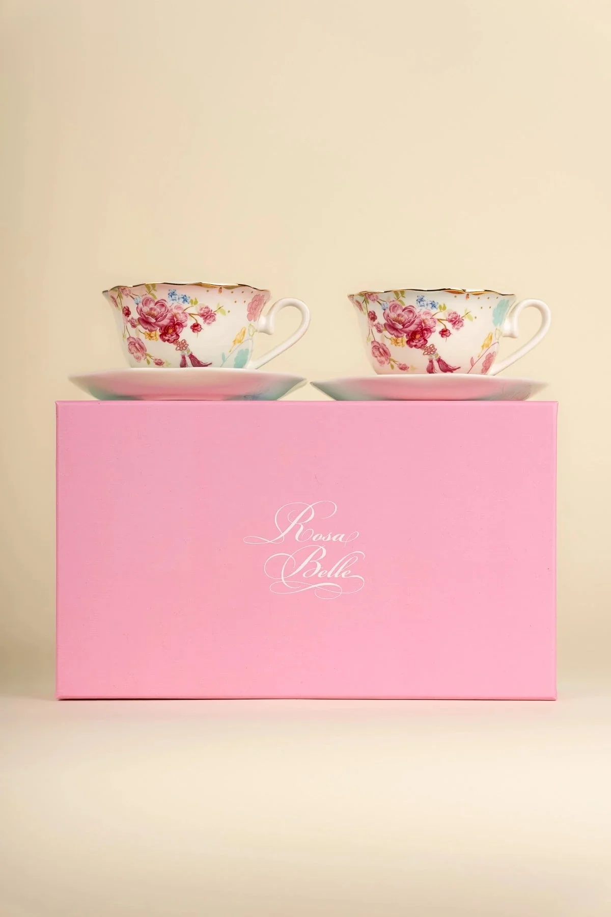 Rosa Belle Cups & Saucer Set
