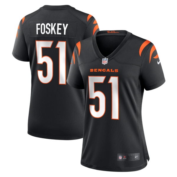 Isaiah Foskey Cincinnati Bengals Nike Women's Team Game Jersey -  Black