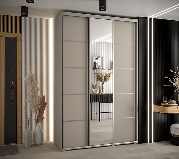 Armoire Dakota 5 a portes coulissantes 150/60/235,3portes