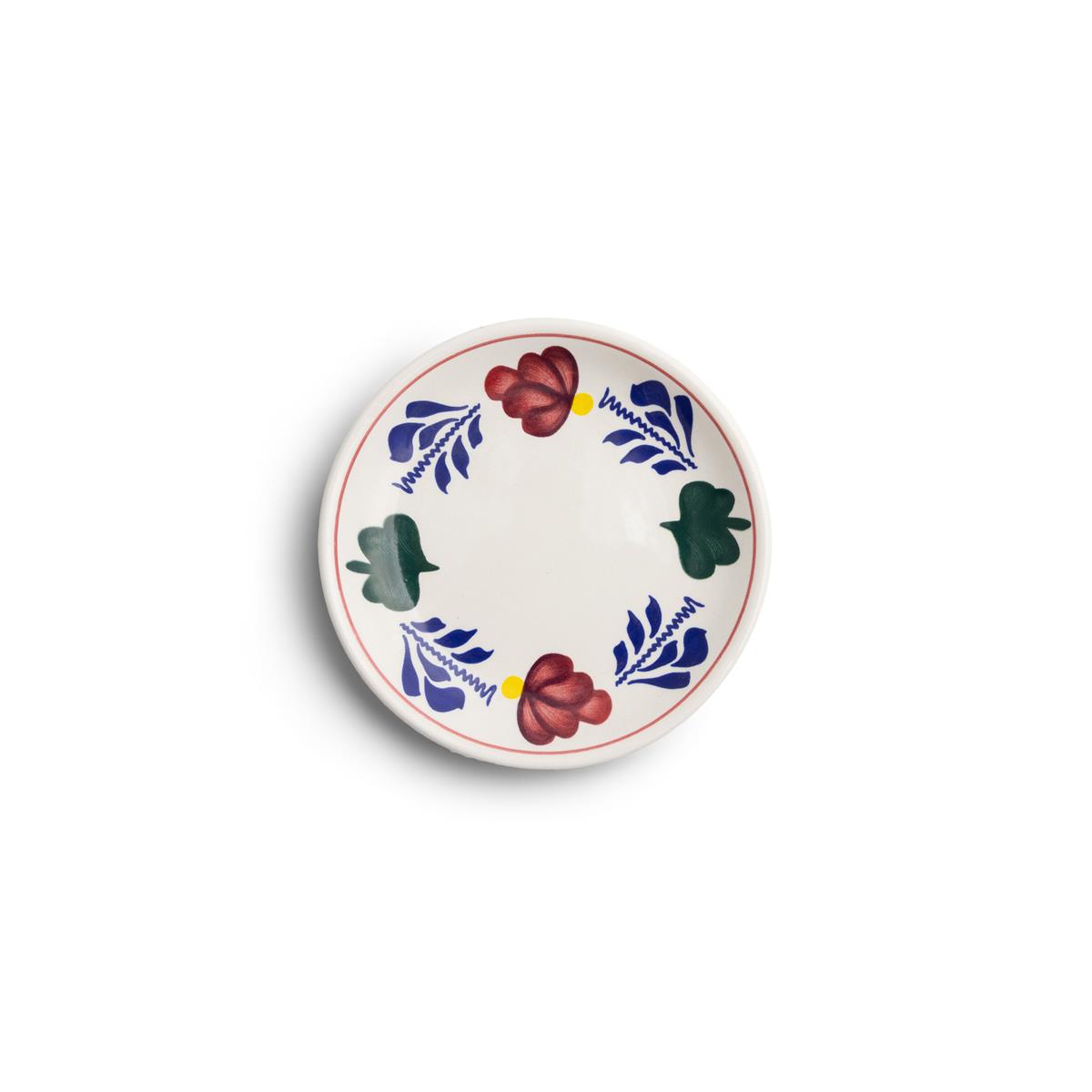 Royal Boch petit four Boerenbont - set van 6 - ø11cm - keramiek