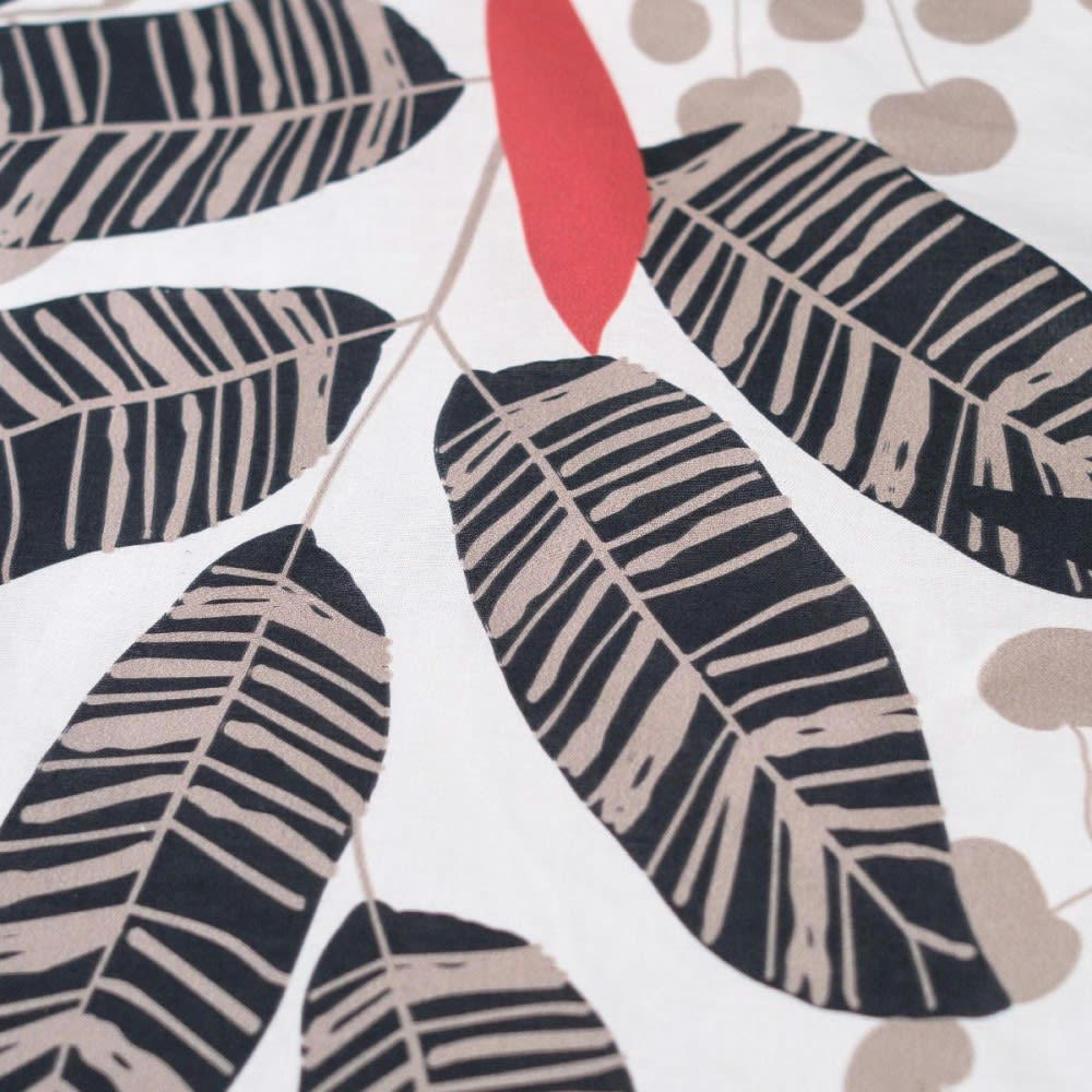 - Parure de couette 100% coton 57 fils imprimée 240x220 2 taies