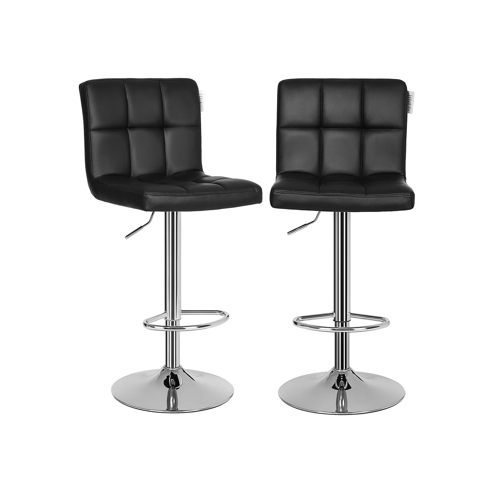 Tabourets de bar en PU (Lot de 2)
