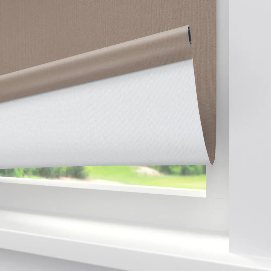 Kwantum Rolgordijnen | Fenstr Rolgordijn Noor  Verduisterend Taupe
