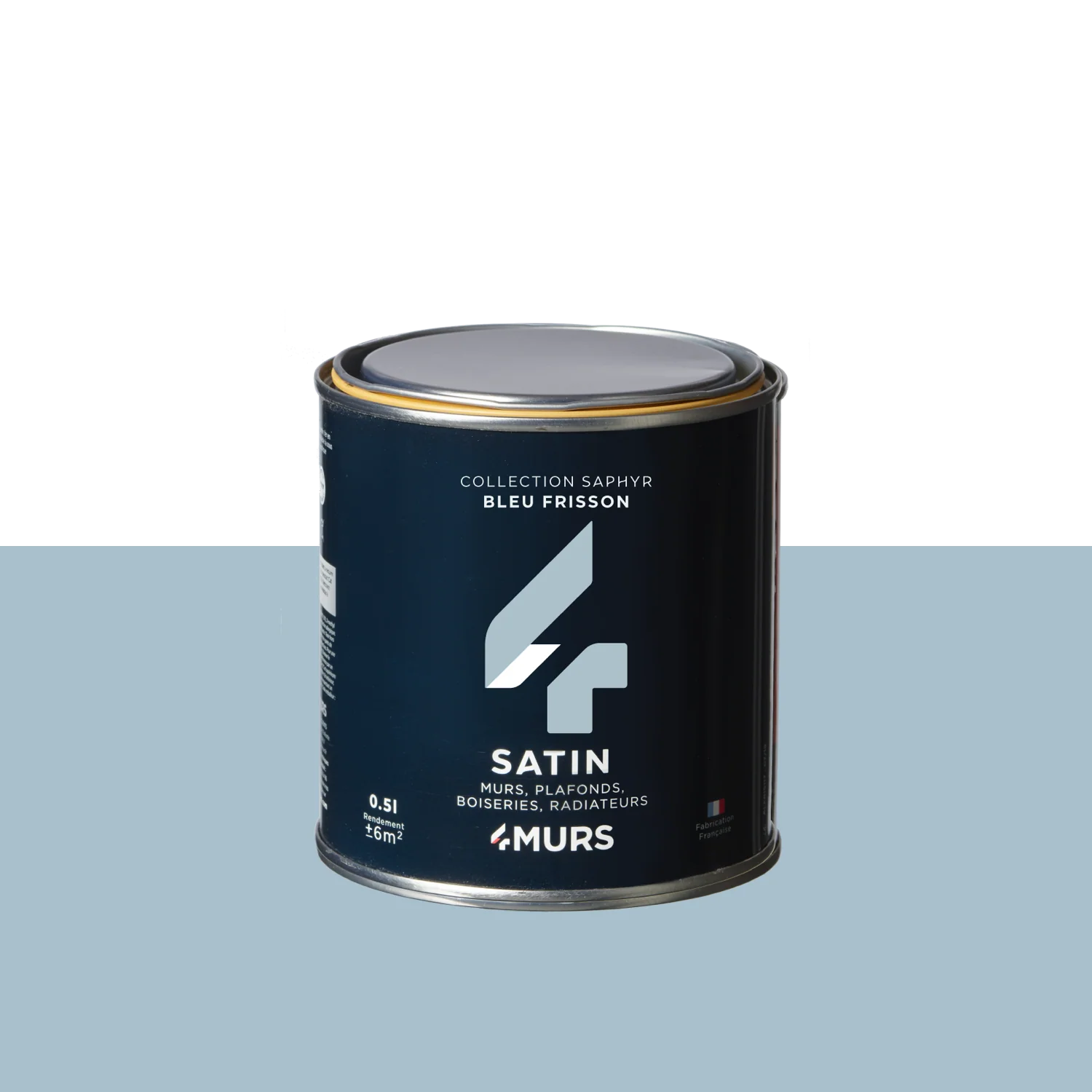 Saphyr Peinture Finition Peinture bleu frisson Satiné 0,5 L