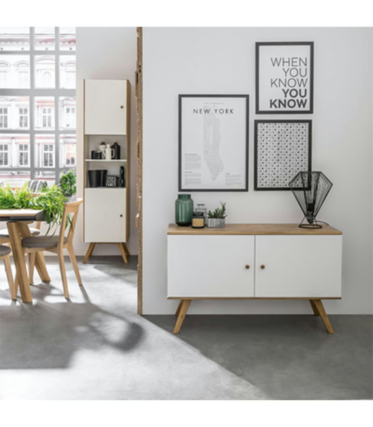 NATURE - Buffet bas 2 portes L120 cm