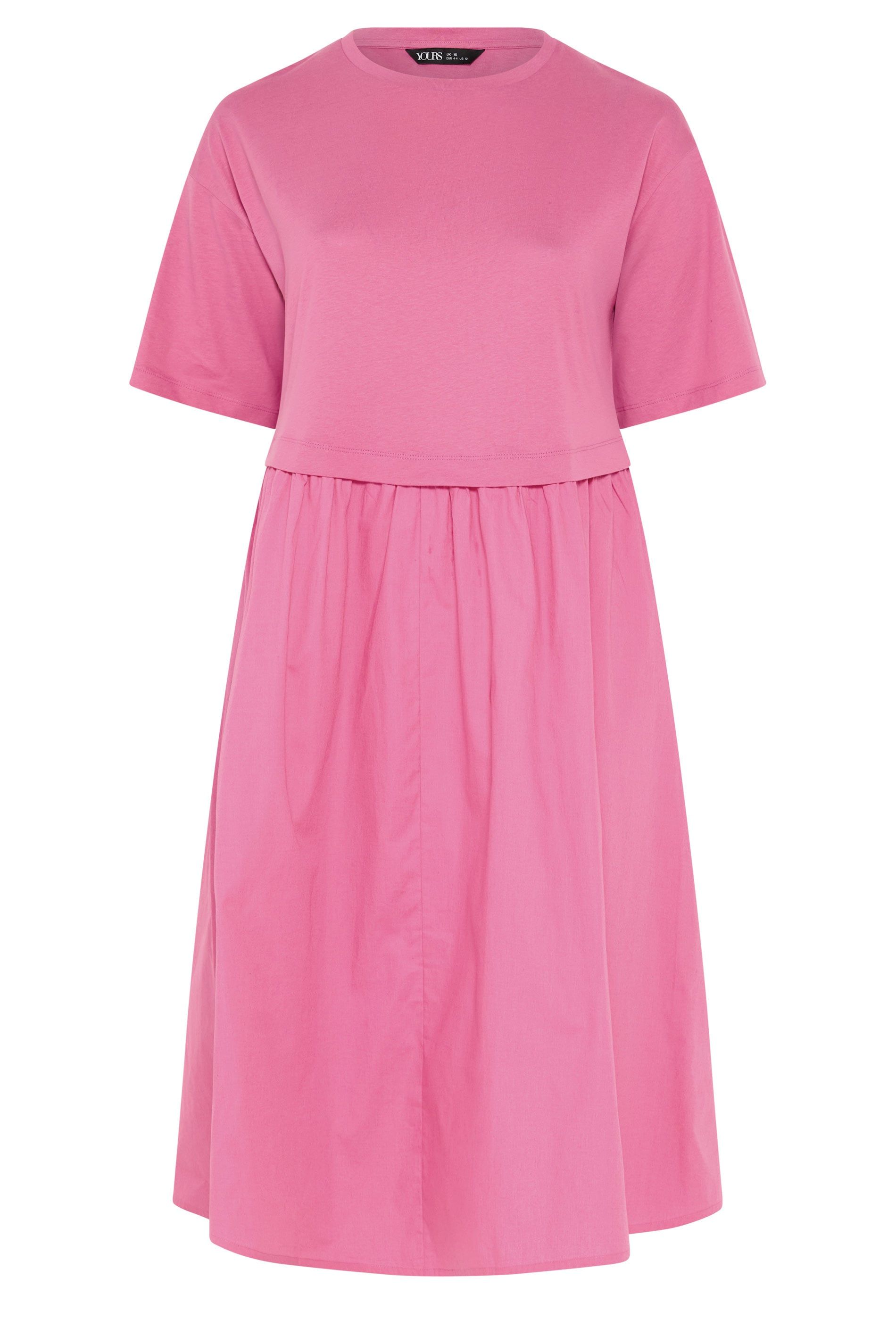 Yours Poplin T-Shirt Midi Dress