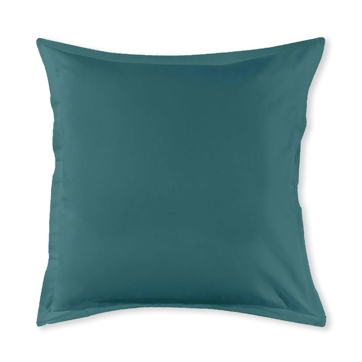 COTON UNIS - Taie d'oreiller coton  unie canard 64x64cm