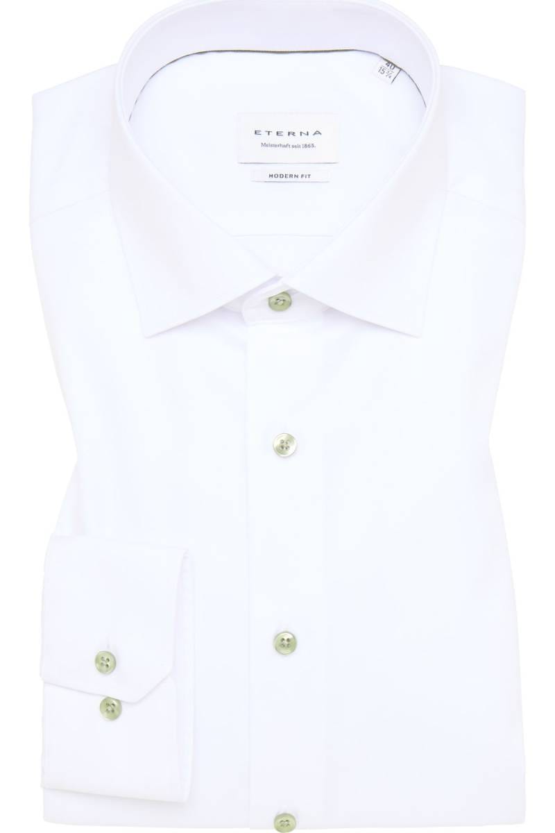 ETERNA Cover Shirt Modern Fit Hemd weiss, Einfarbig