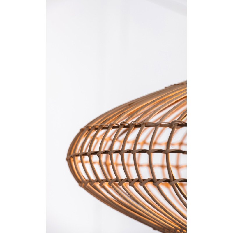 Suspension Magali bois clair E27 40 W Ø 56 cm LUCIDE