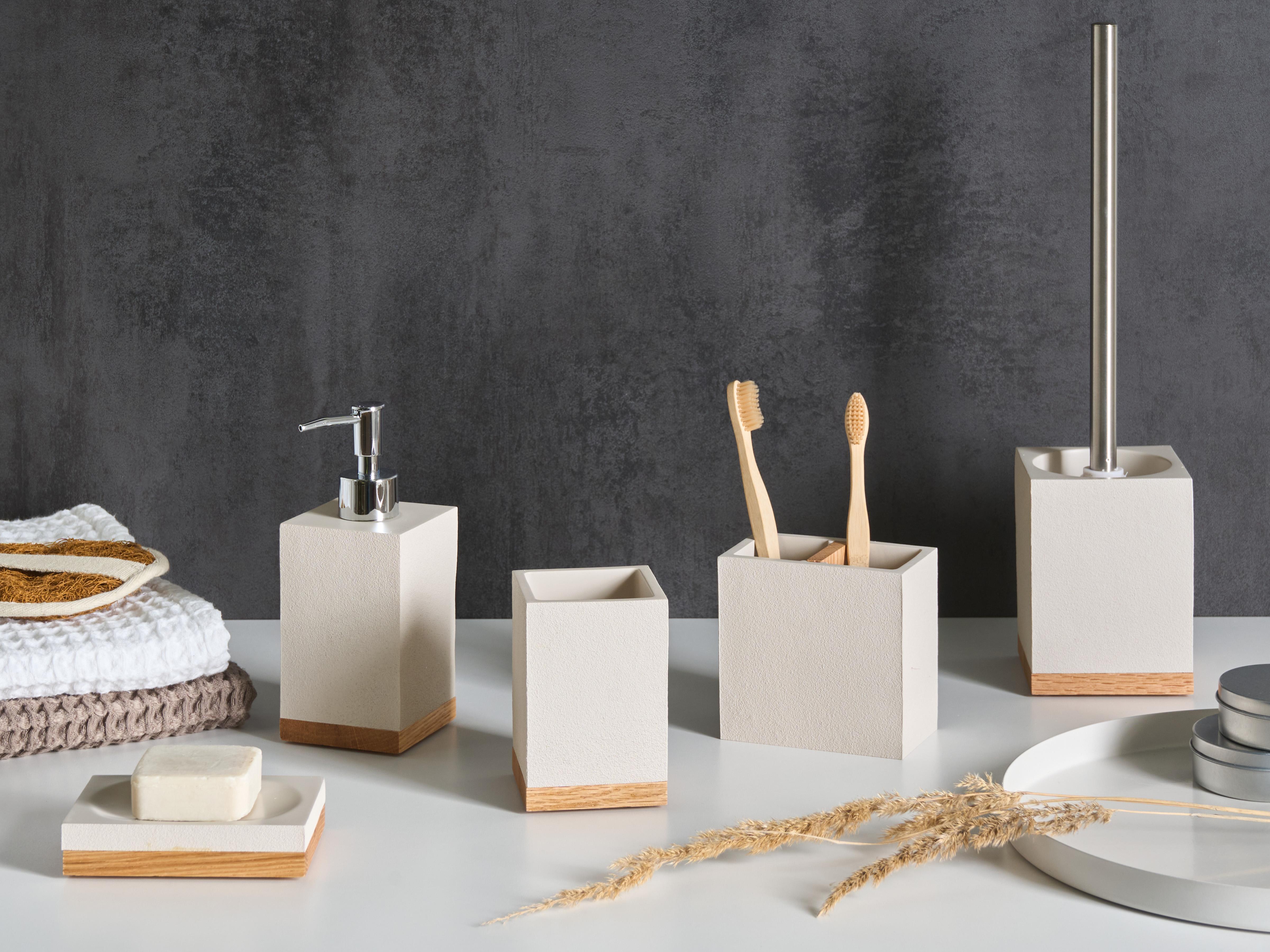 5-Piece Bathroom Accessories Set TAPICHE Beige