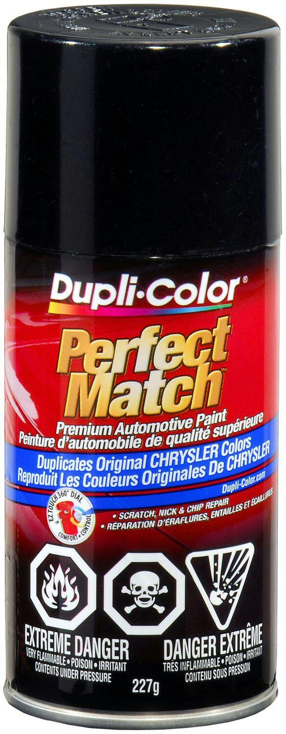 Dupli-Color Perfect Match Premium Acrylic Lacquer Automotive Aerosol Spray Paint, Brilliant Black Pearl (PXR, AXR), 227-g