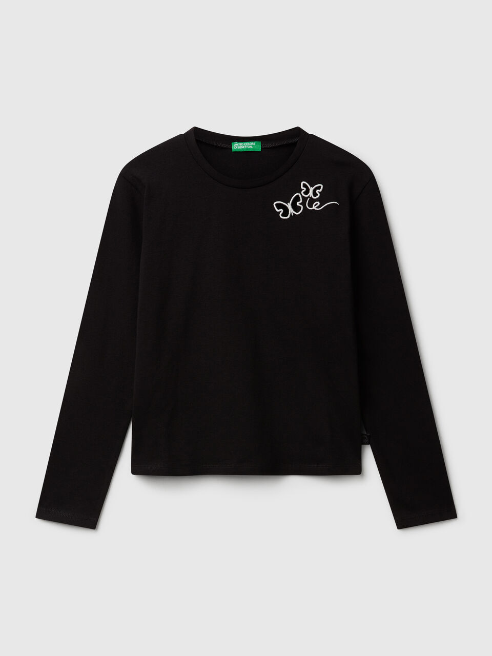 T-shirt with cut out butterflies