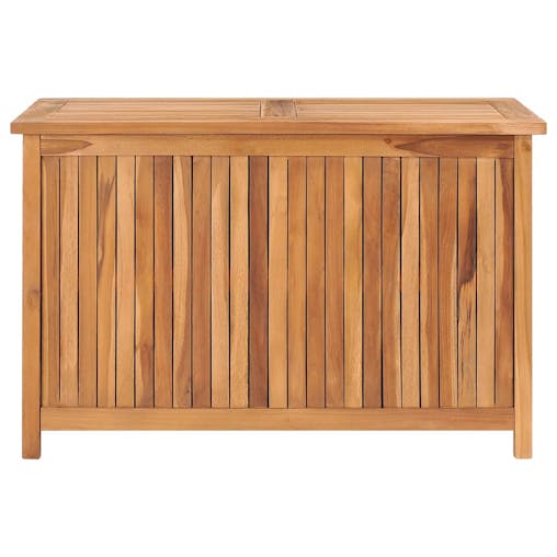 NNEVL Garden Storage Box 90x50x58 cm Solid Teak Wood
