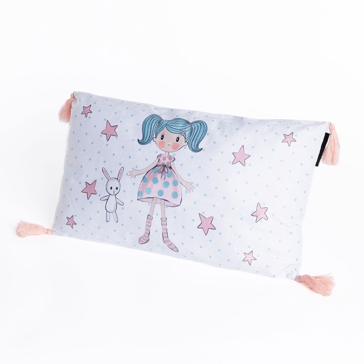 Almofada com pompons ZOE 30x50cm