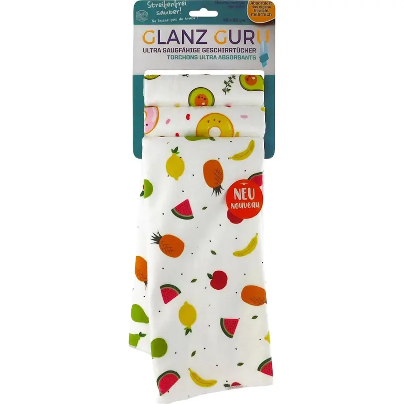 Küchentuch 3er-Set Glanz Guru