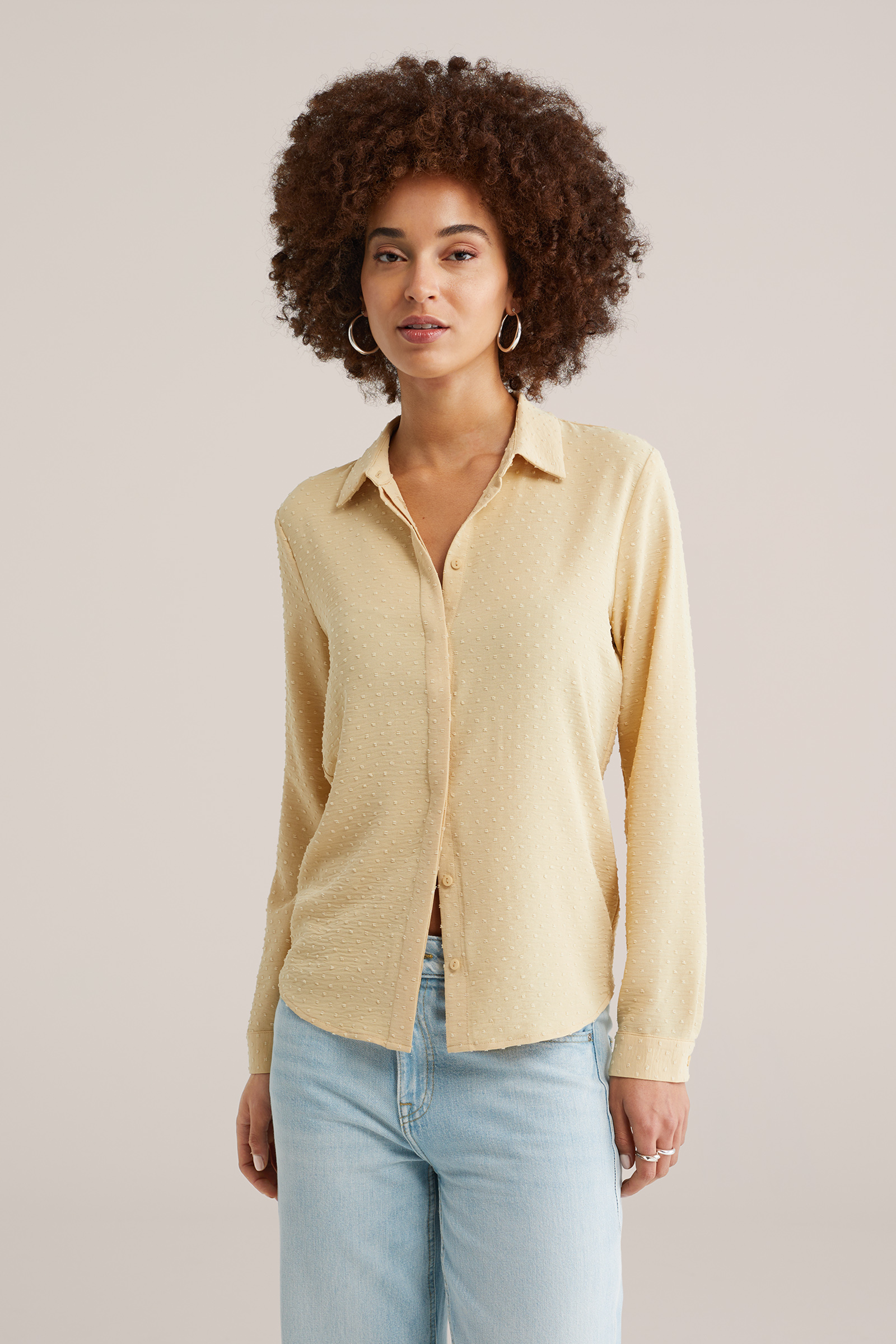 Dames blouse met structuur