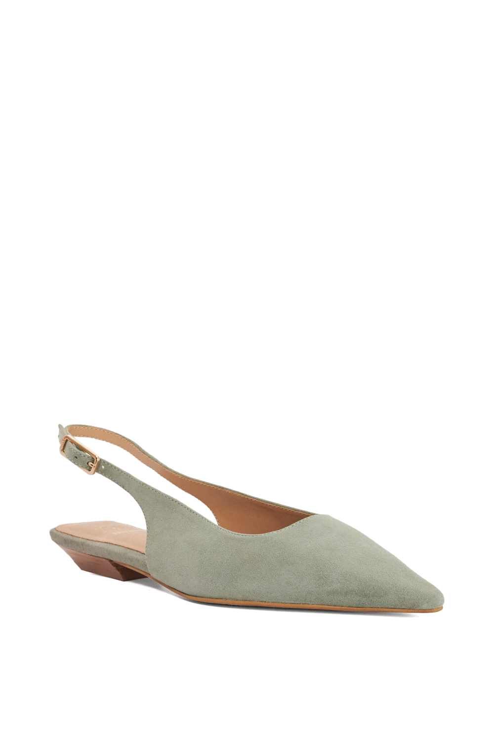 Dune London Hostess' Suede Ballet Pumps