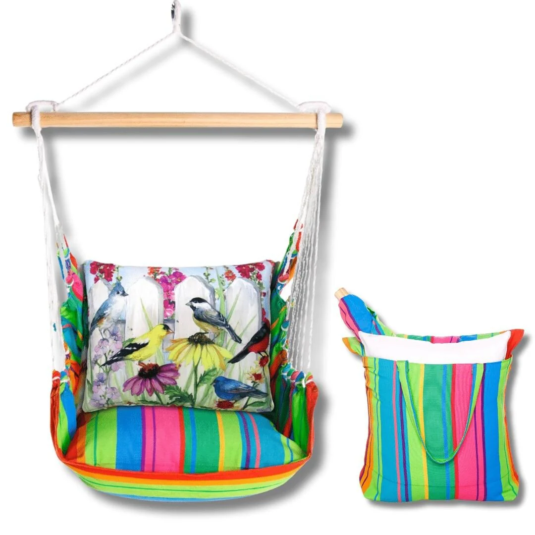 Magnolia Casual Swing Set 4 piece - Le Jardin Nouveau w/ Bird's Song