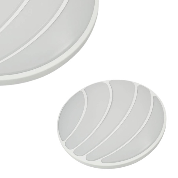 Plafon SHELLokrągły biały LED 1x40W 48cm 2800lm IP20 Milagro