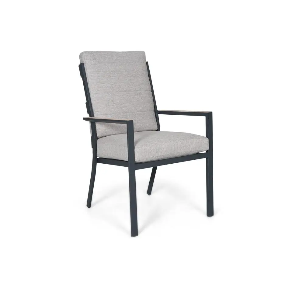 Tuinset 6 personen 220 cm Aluminium Grijs Lifestyle Garden Furniture