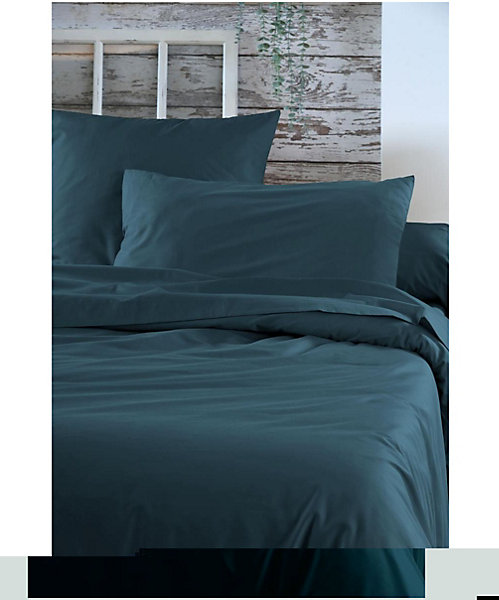 1 Taie d'39oreiller percale de coton uni Elysee