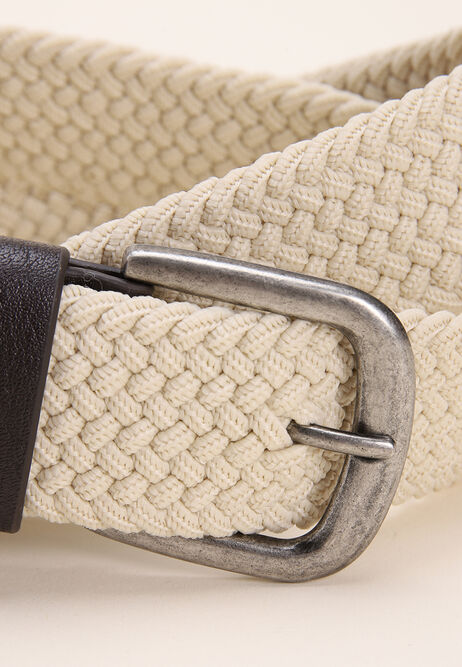 Mens Stone Stretch Plait Belt