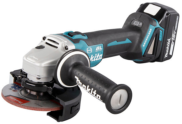 Meuleuse d'angle 18V 125mm   2 batteries 5Ah   chargeur   coffret MAKPAC - MAKITA - DGA506RTJ