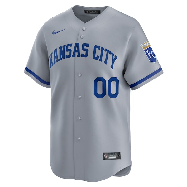 Kansas City Royals Nike Away Limited Jersey - Gray