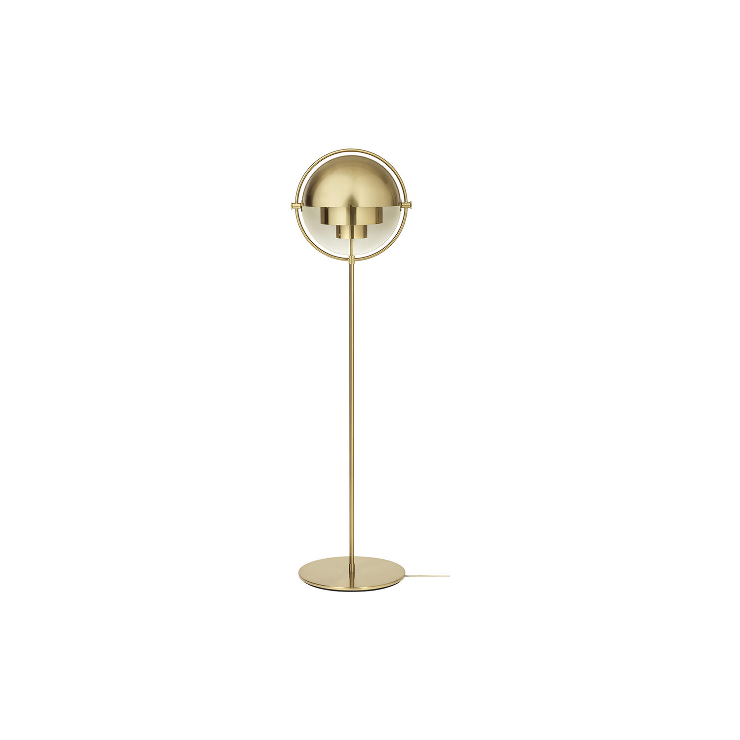 Multi-Lite Floor Lamp, brass