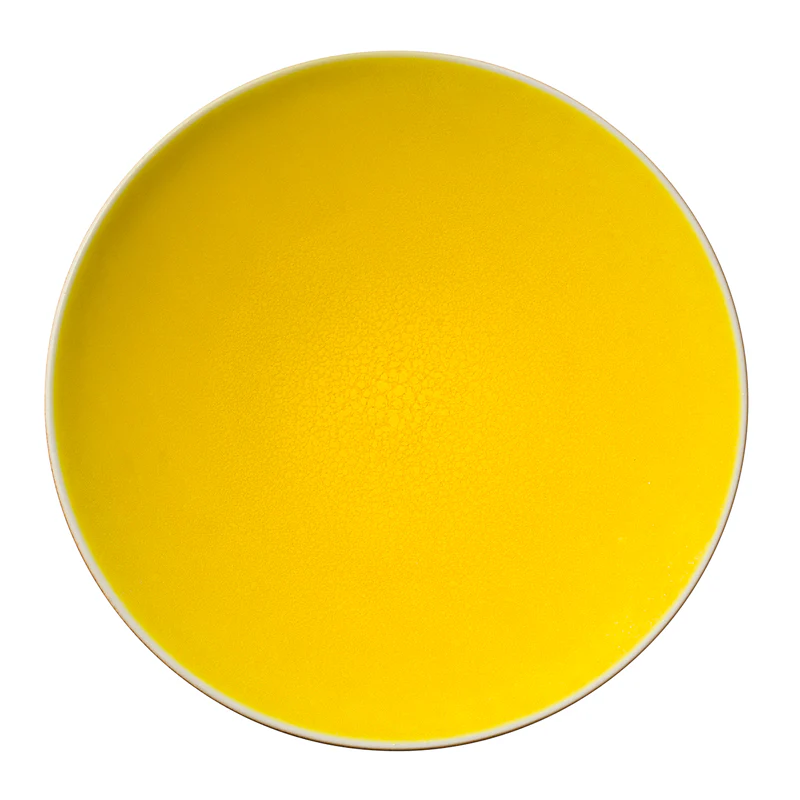 assiette de présentation citron