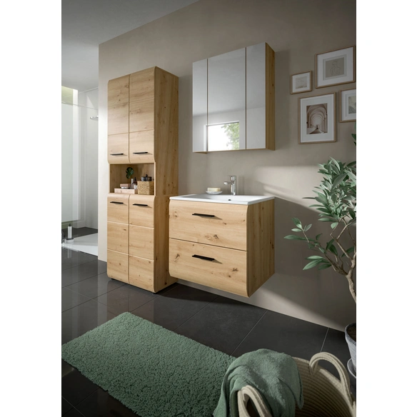 Badmöbel-Set, BxHxT: 135 x 185 x 46 cm, 4-teilig