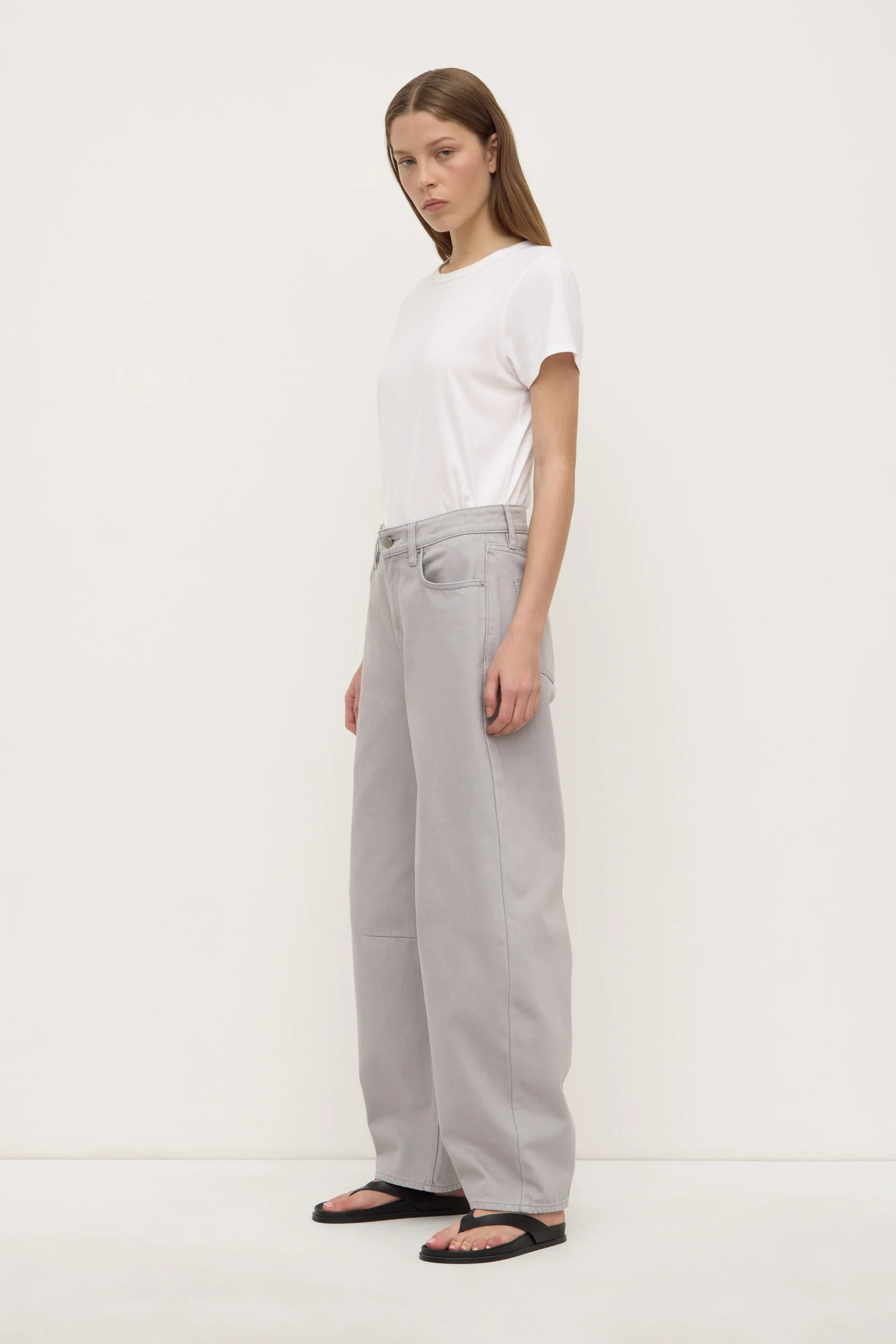 High Rise Barrel Jean