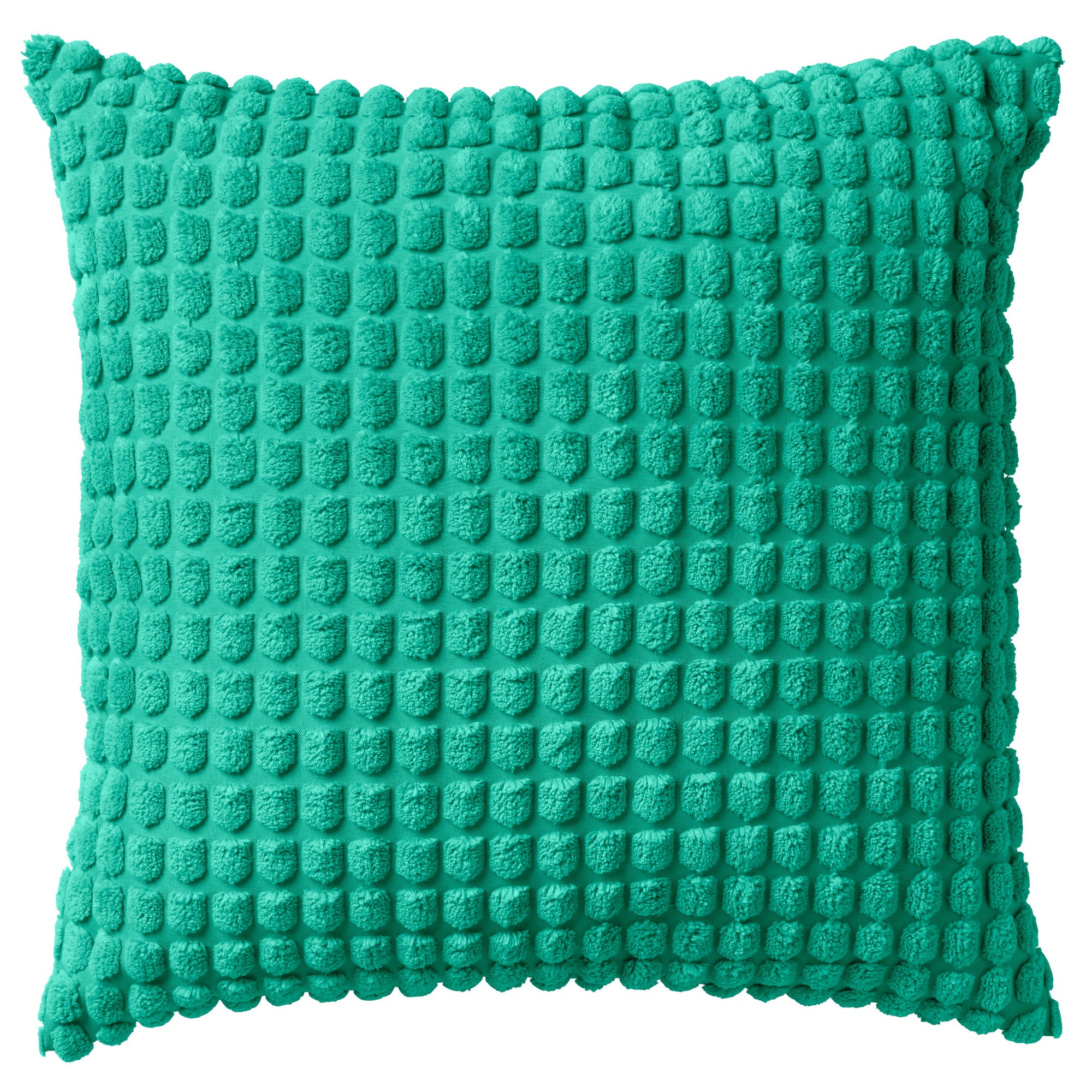ROME - kussenhoes 45x45 cm - effen kleur - 3D-structuur - Spearmint - mintgroen