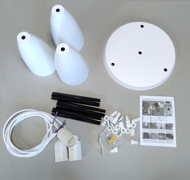 Lampa sufitowa metalowa klosz