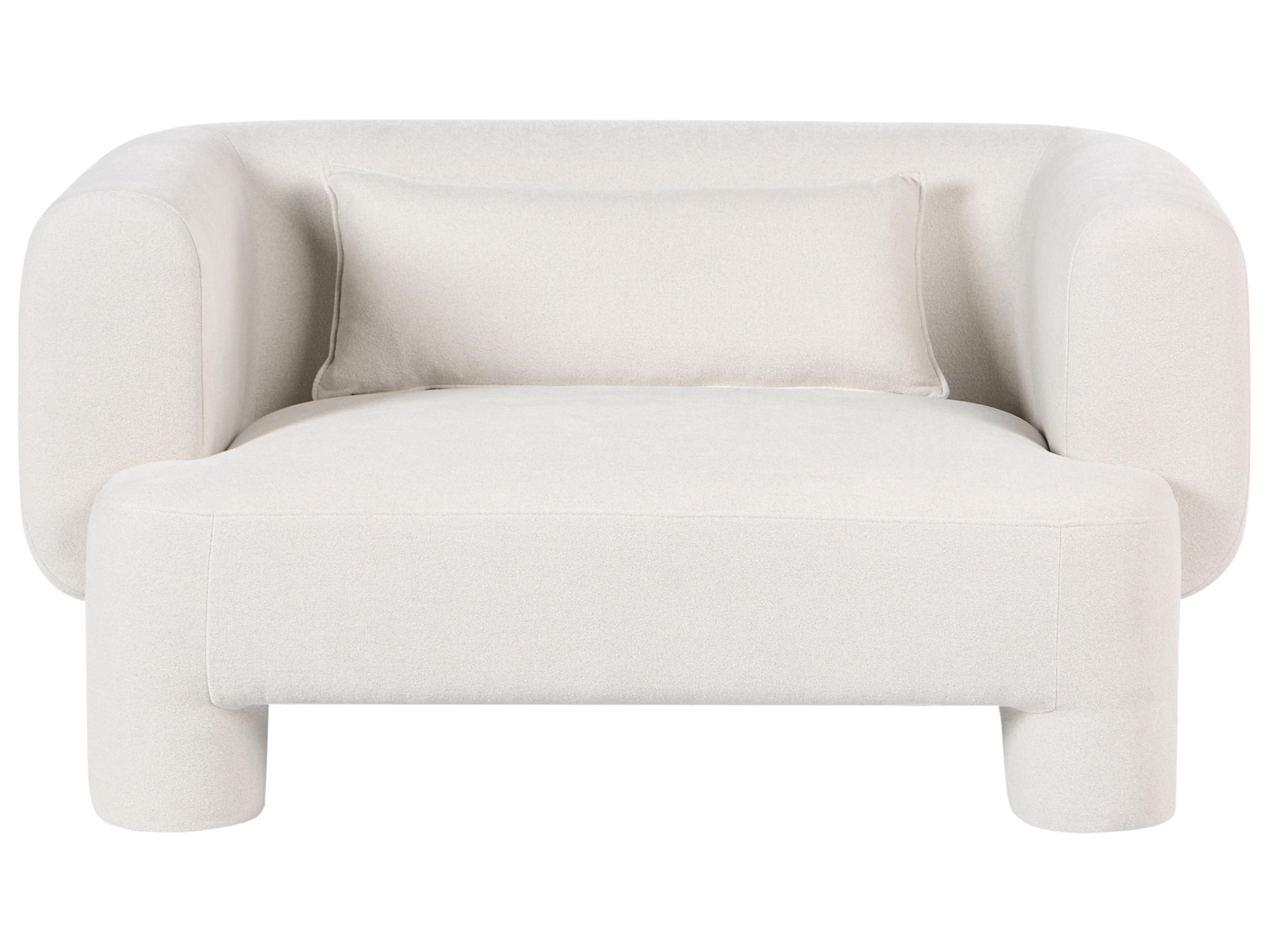 Ottoman HOGBO Fabric White