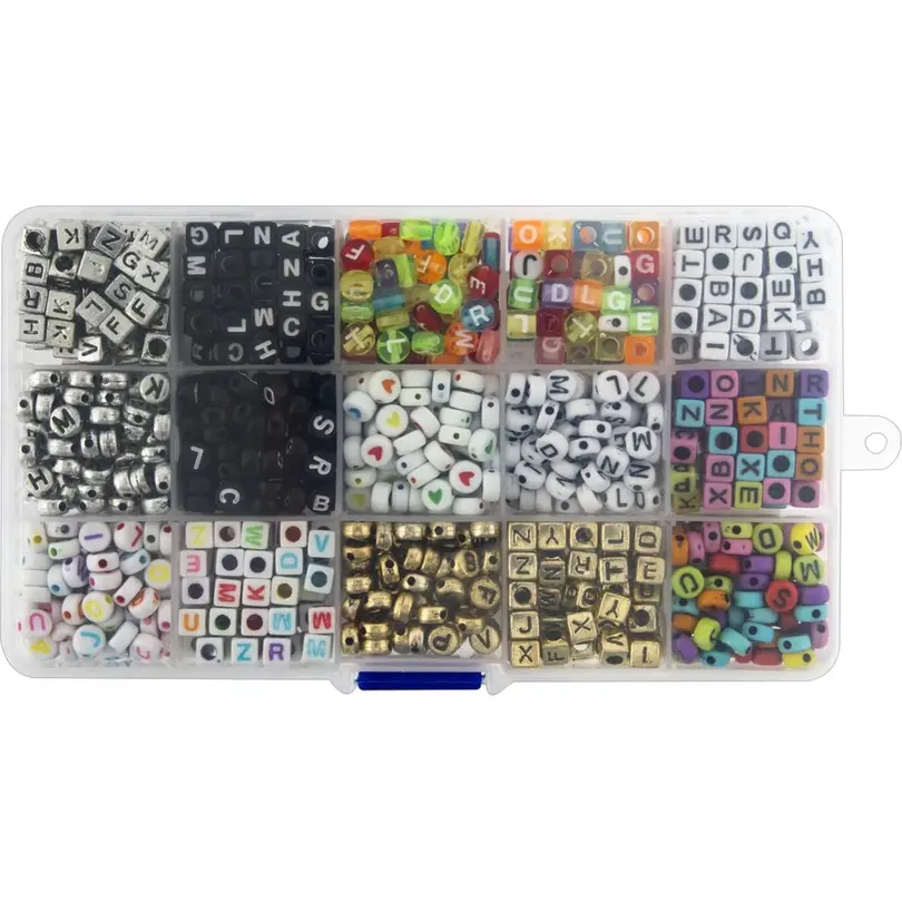 Spielset 15-teilig ABC Perlen-Set